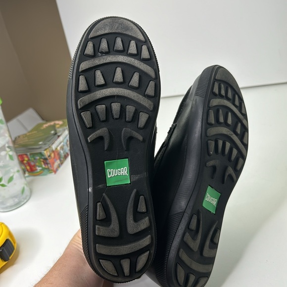 Cougar Cobalt Black Leather Winter Bootie - Picture 7 of 12